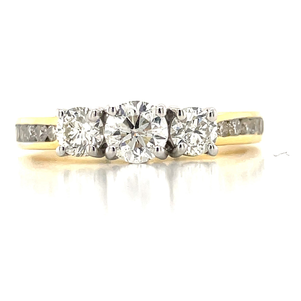 18k B/Tne 1.01ct Diamond Ring john-franich-jewellers-nz