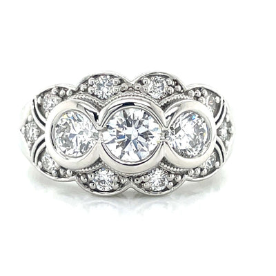 'Donna' Platinum 2.01ct Diamond Ring