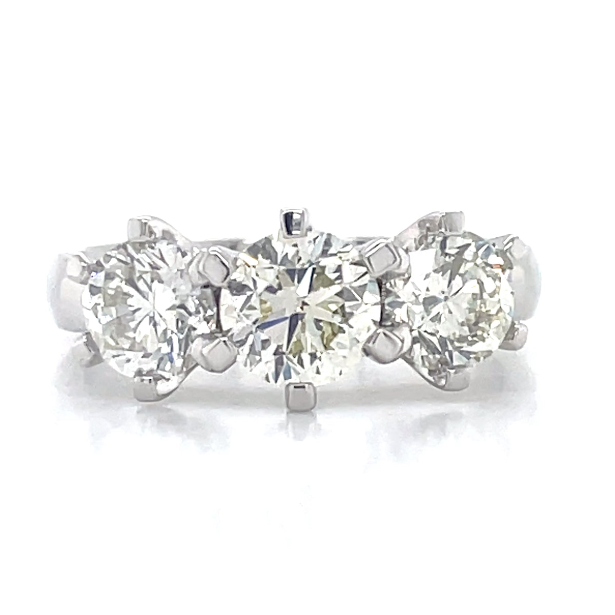 'Diane' Platinum 2.51ct 3st Diamond Ring