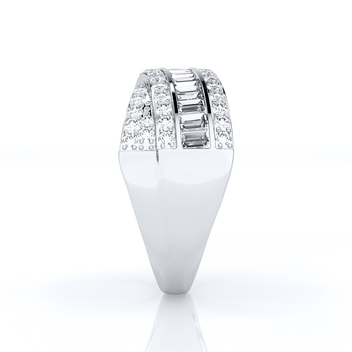 9k White Gold 1.01ct Lab Grown Damond Ring
