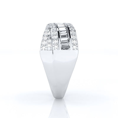 9k White Gold 1.01ct Lab Grown Damond Ring