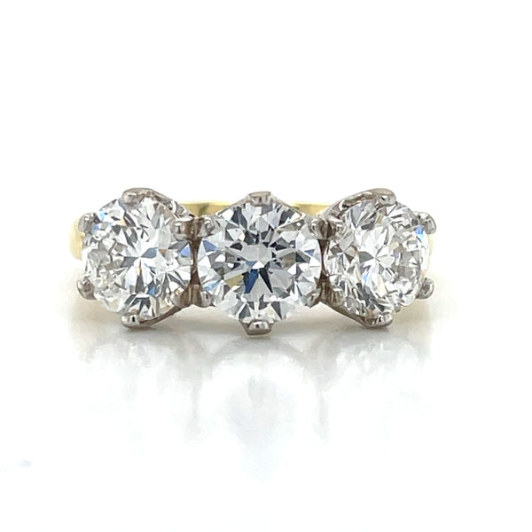 18k B/Tn 3=3.00ct Lab Grown Diamond Ring