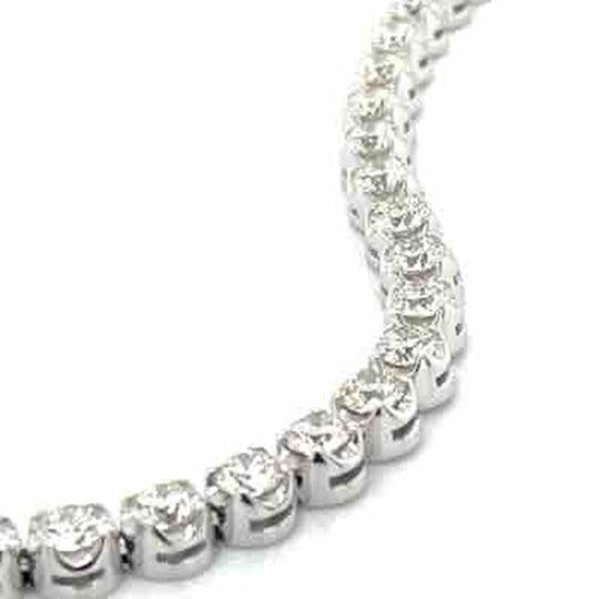 18k White Gold 10.00ct Diamonds Tennis Bracelet