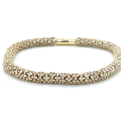 9k Yellow Gold 6.5ct Diamonds Bracelet