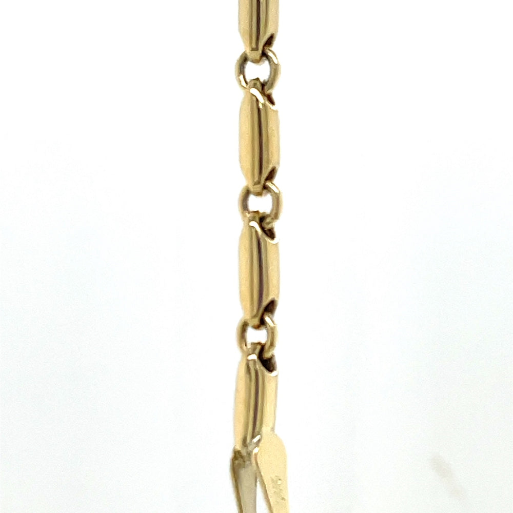 9k Yellow Gold Bullet Link Braelet john-franich-jewellers-nz