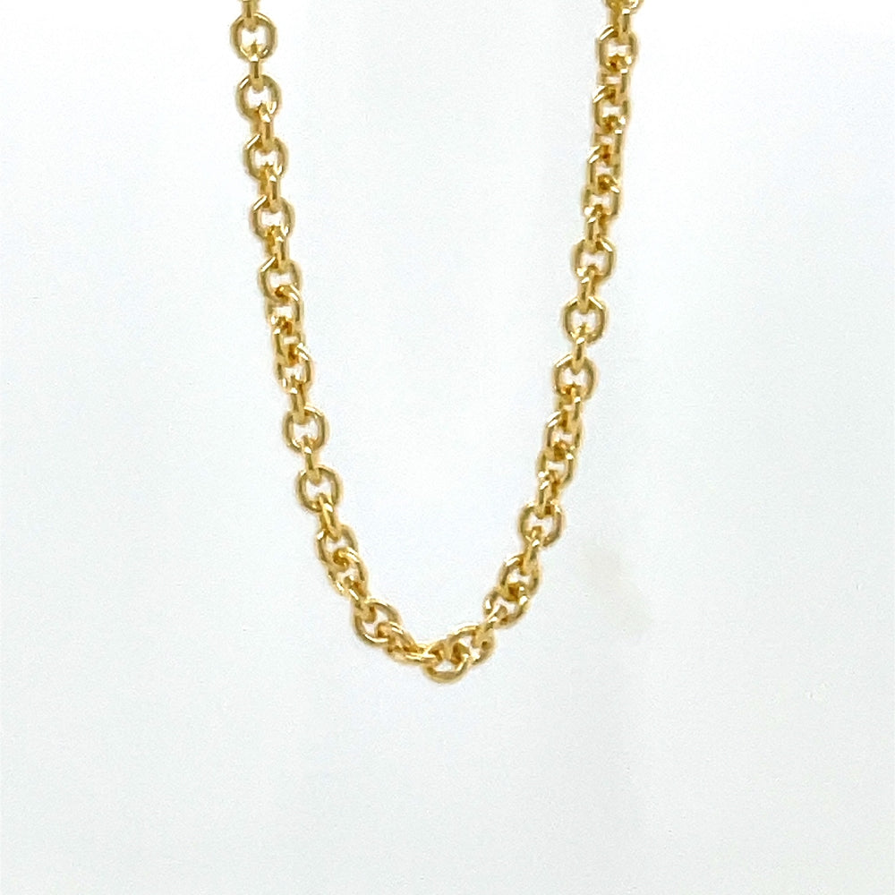 18k Yellow Gold Trace Chain