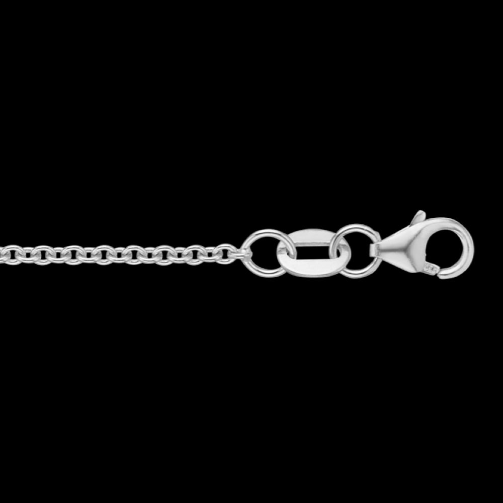 Platinum 1m Trace Chain 45cm