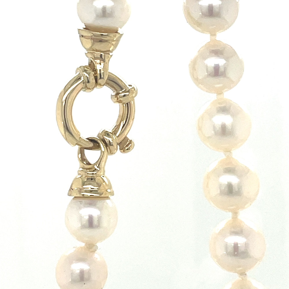 Single Strand 8.5-9mm FW Pearls Necklace