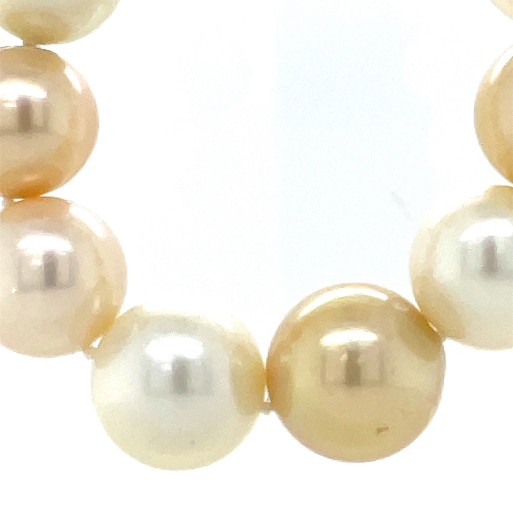 Autore Yellow & White South Seas Pearls Necklace