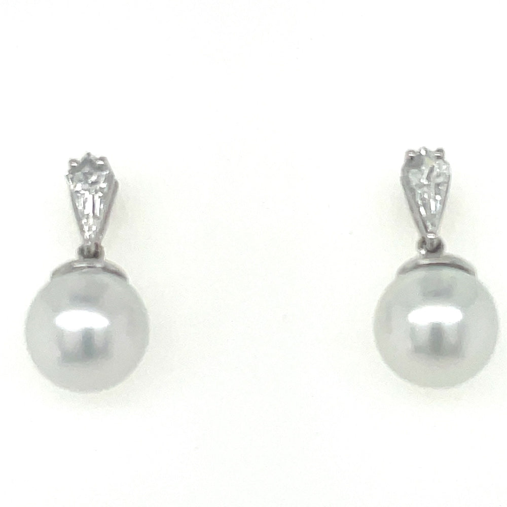 Pearl & Kite Diamond Earrings