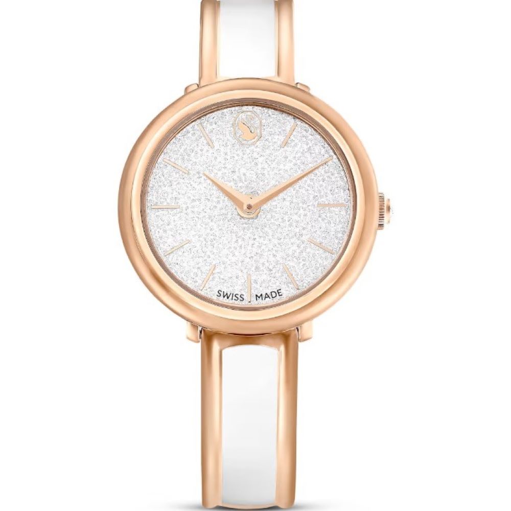 SWAROVSKI CRYSTALLINE BANGLE WATCH:MB WHI//PRO