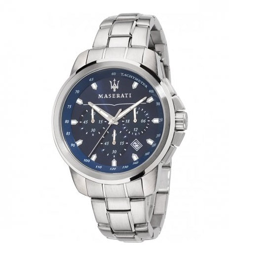 MASERATI SUCCESSO CHRONO ST/STL & BLUE WATCH