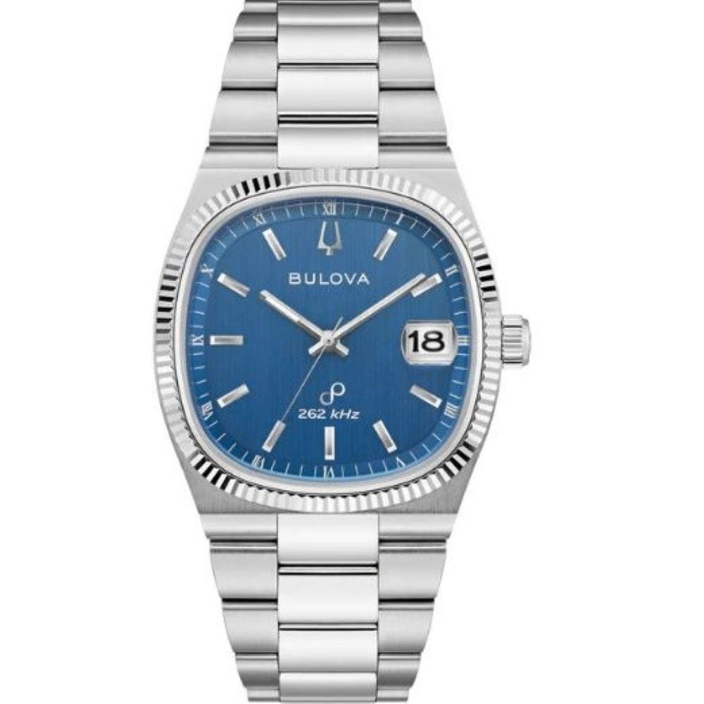 Bulova Super Seville Blue Quartz Watch Brlt