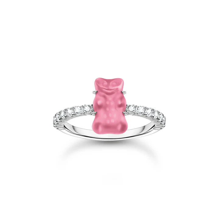 THOMAS SABO HARIBO CZ PINK BEAR RING