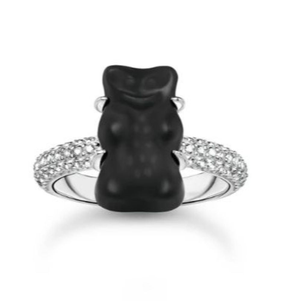 THOMAS SABO HARIBO CZ BLACK BEAR RING