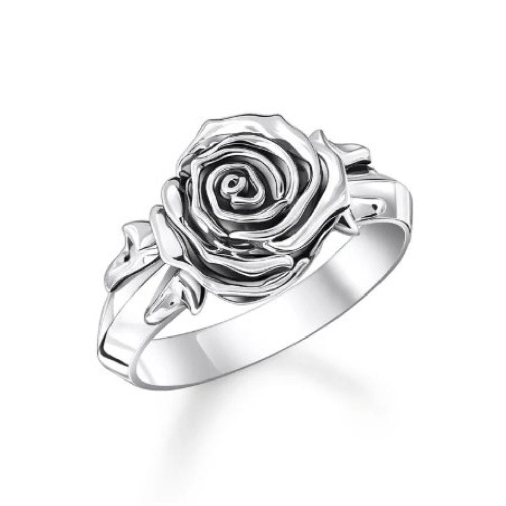 THOMAS SABO MIDNIGHT ROSE RING