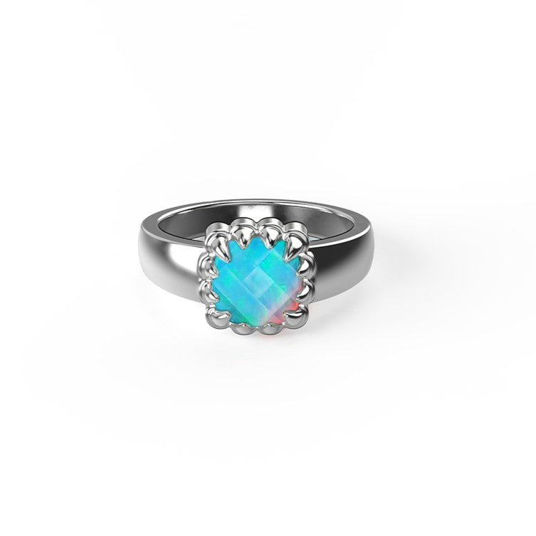 Stolen Girlfriends Club Baby Claw Ring Opal