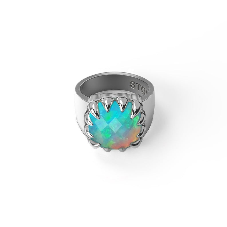 Stolen Girlfriends Club Claw Ring Opal