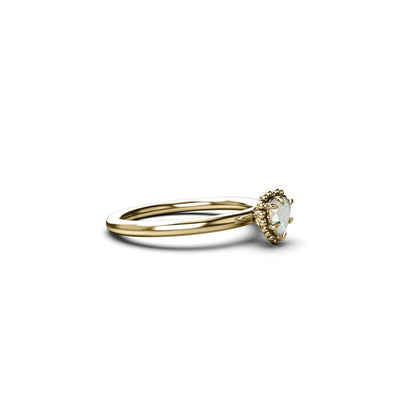 Stolen Girlfriends Club Dahlia's Heart Ring Opal