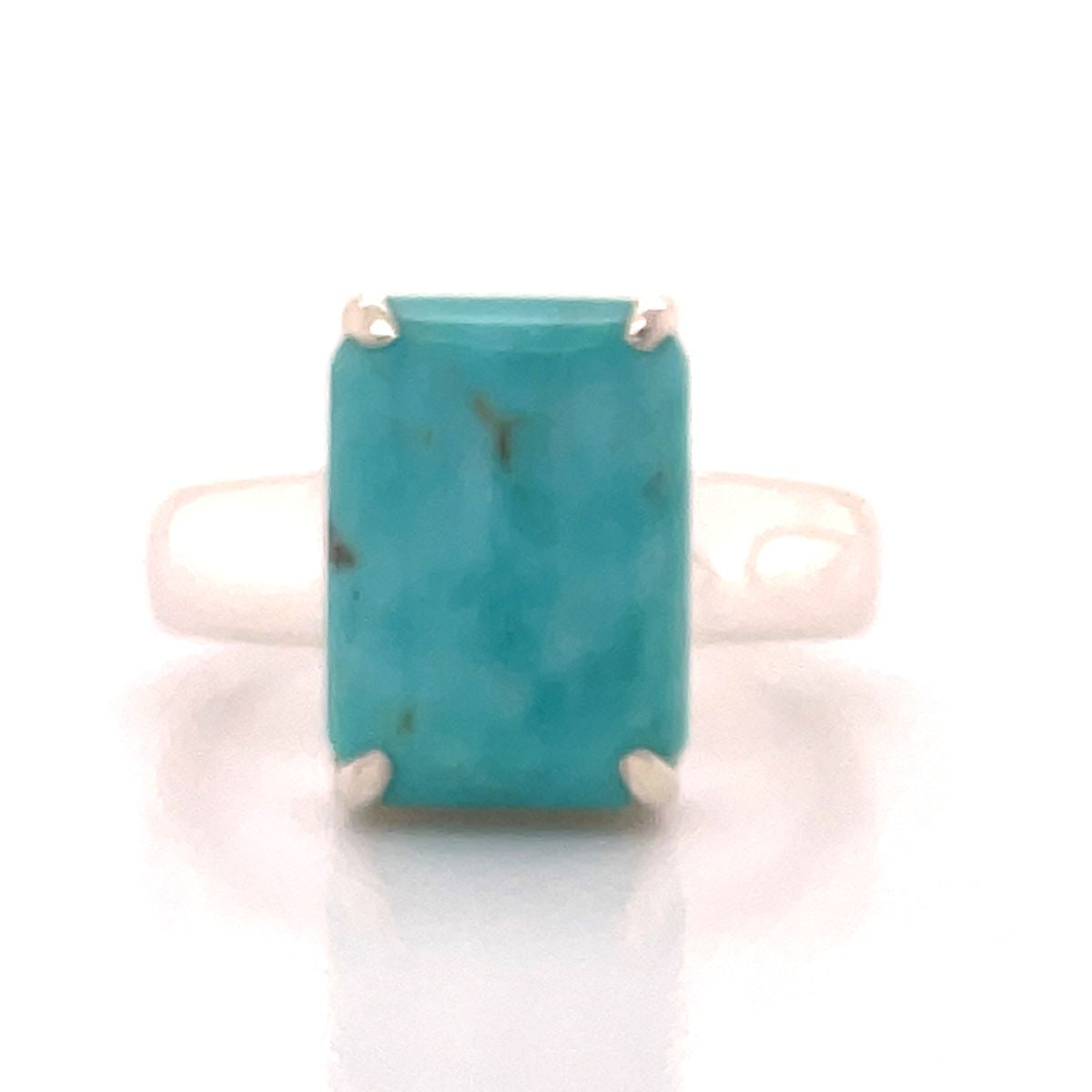Stg Silver Turquoise Ring