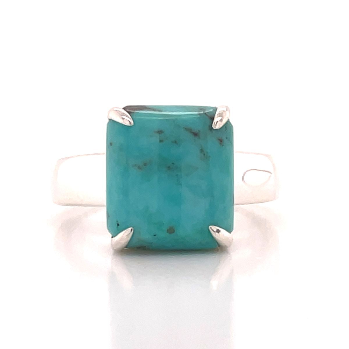 Stg Silver Turquoise Ring
