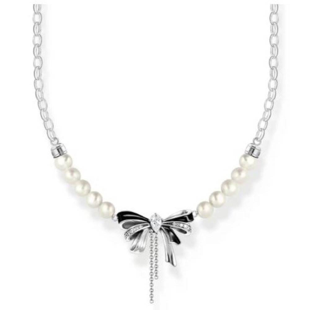 THOMAS SABO TRUE ROMANCE BOW CZ PEARL NL 40-45cm