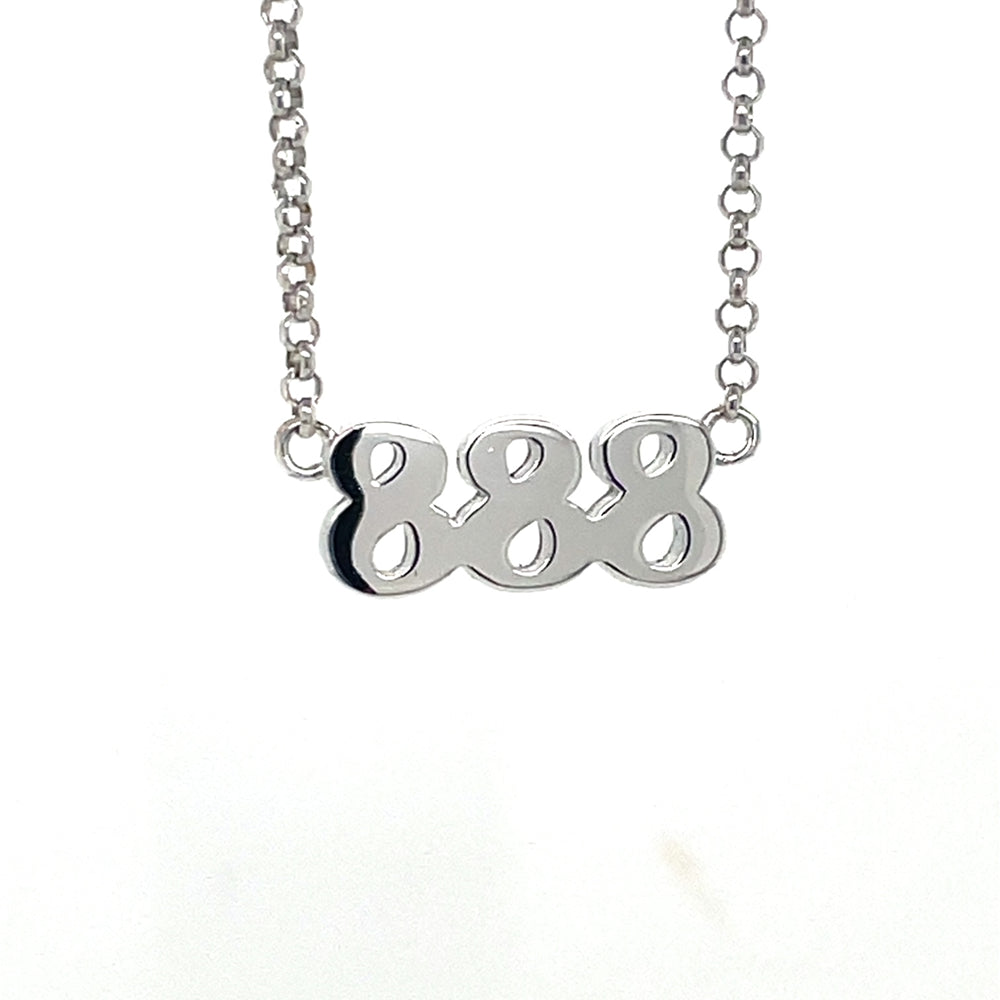 HDXTASHA "888" SIL BELCHER NECKLACE 40+5CM