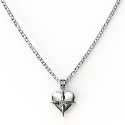 Stolen Girlfriends Club Birthstone Heart Necklace March