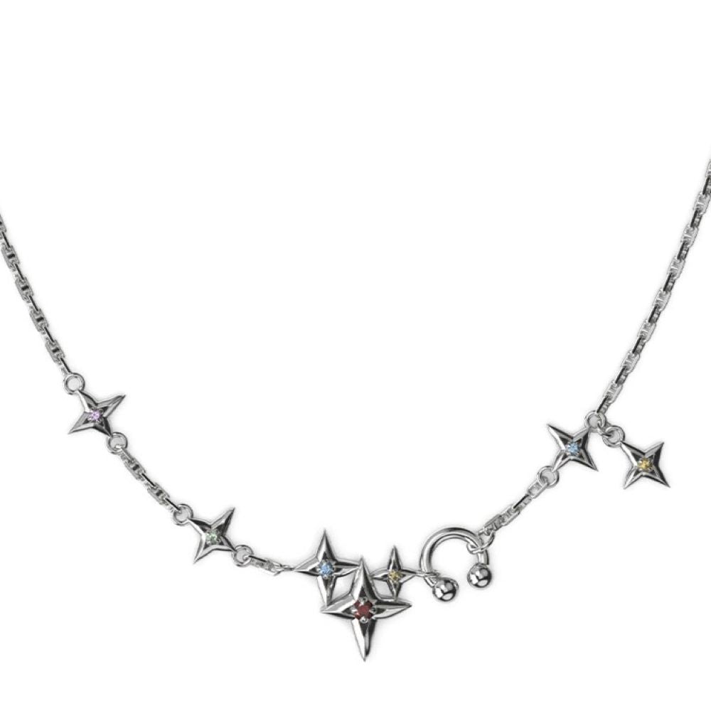 Stolen Girlfriends Club Cosmic Punk Multi Gem Necklace