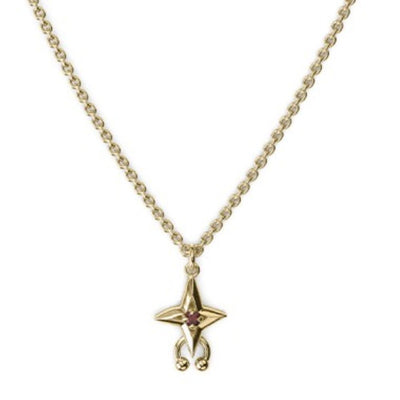 Stolen Girlfriends Club Cosmic Punk Garnet GP Necklace