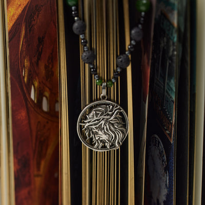 Stg Silver Crown of Thorns Pendant