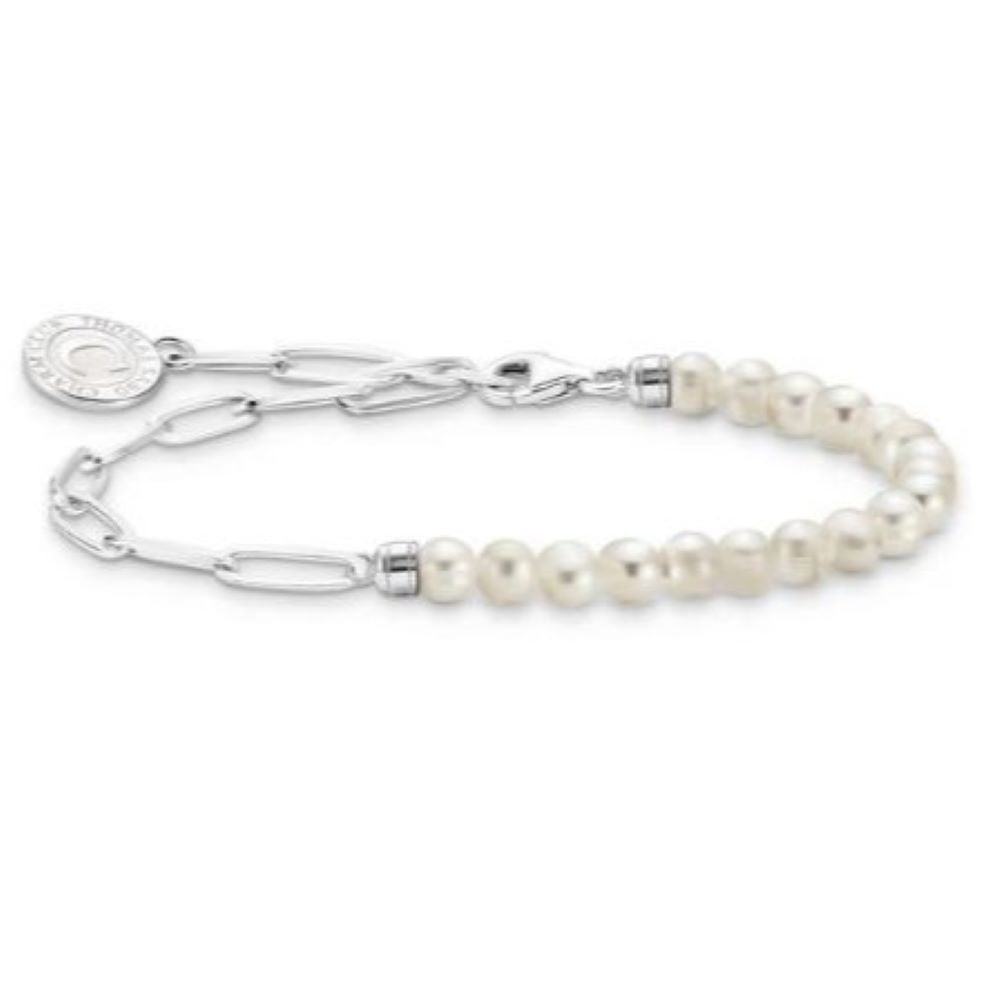 THOMAS SABO CHARMISTA FW PEARL LONG LINK B/L 16-19cm