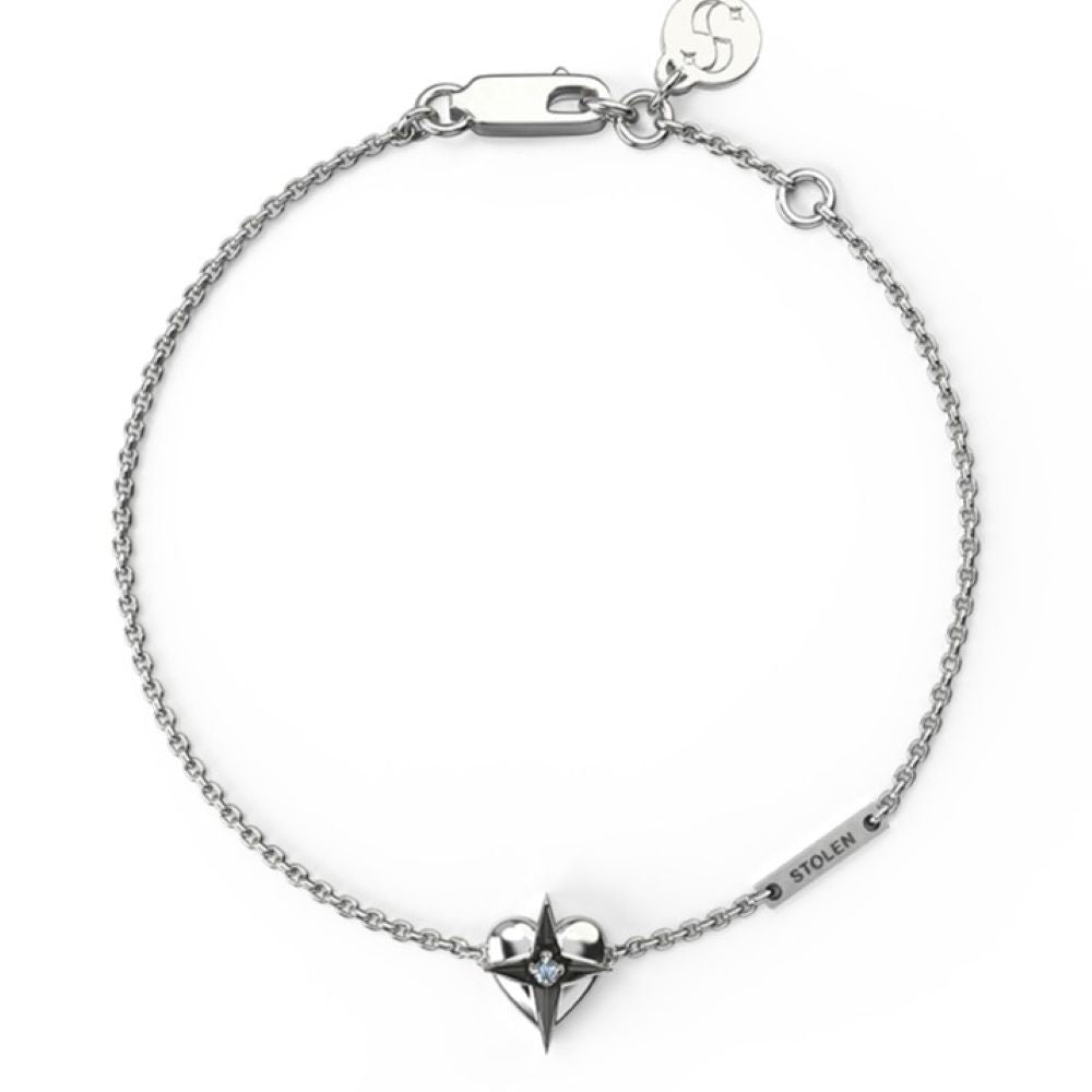 Stolen Girlfriends Club Celestial Heart Topaz Bracelet