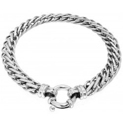 Stg Silver Fishbone Bracelet