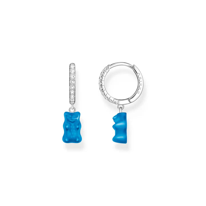 THOMAS SABO HARIBO CZ BLUE BEAR HOOP SINGLE ER