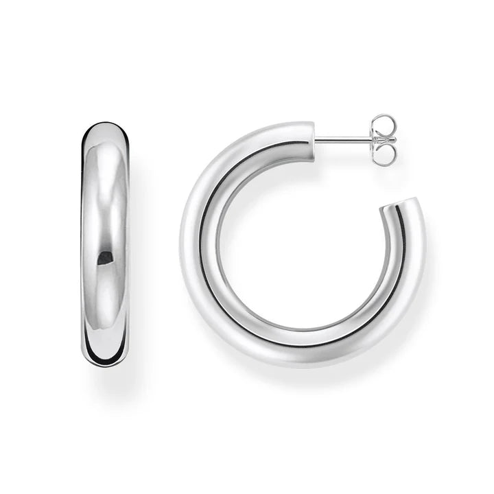 THOMAS SABO BASICS SILVER CREOLE HOOP E/R 31mm