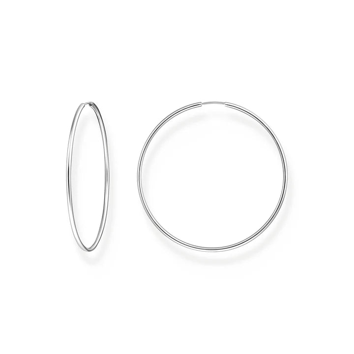 THOMAS SABO BASICS SILVER CREOLE HOOP E/R 60mm