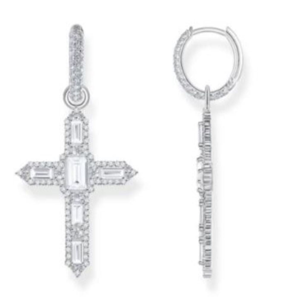 THOMAS SABO REBEL CROSS CZ SINGLE E/R