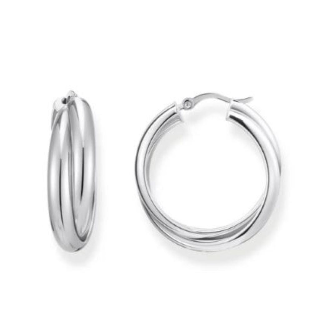 THOMAS SABO INTERWINED 27MM HOOP E/R