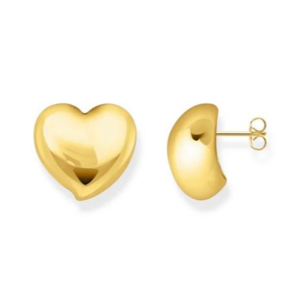 THOMAS SABO BOLD YGP HEART STUD E/R