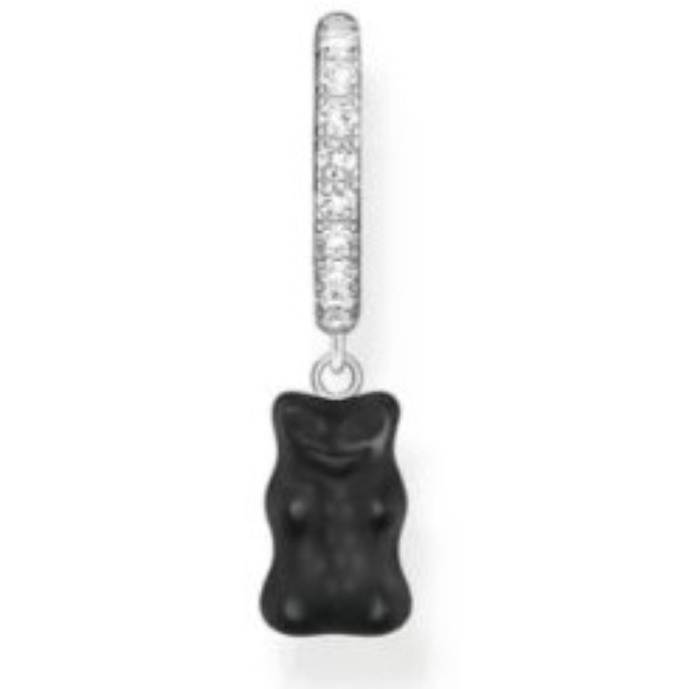 THOMAS SABO HARIBO CZ BLACK BEAR HOOP SINGLE E/R