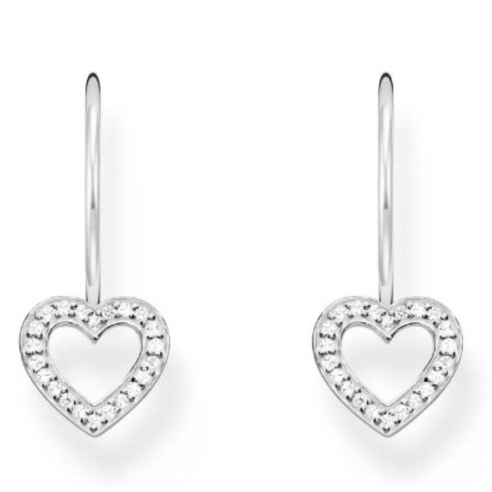 THOMAS SABO ESSENTIAL HEART CZ HOOP E/R