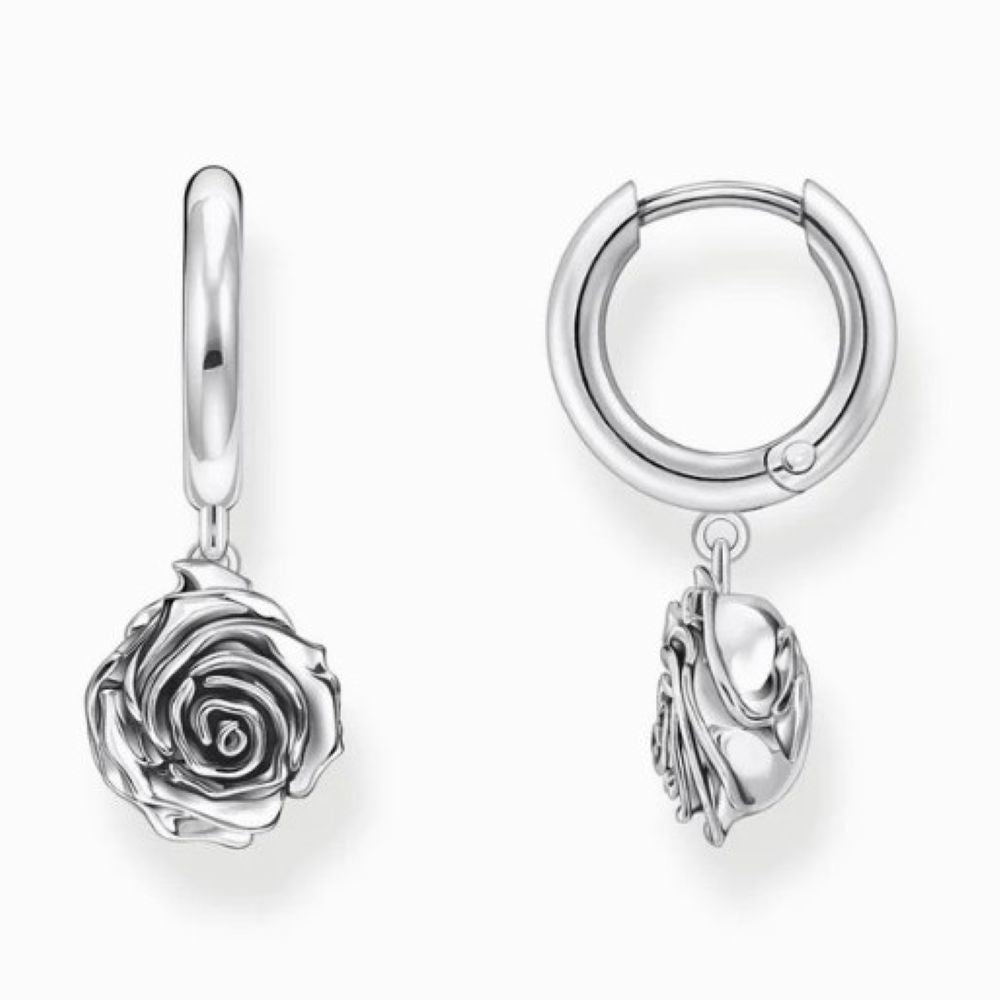 THOMAS SABO MIDNIGHT ROSE HOOP E/R