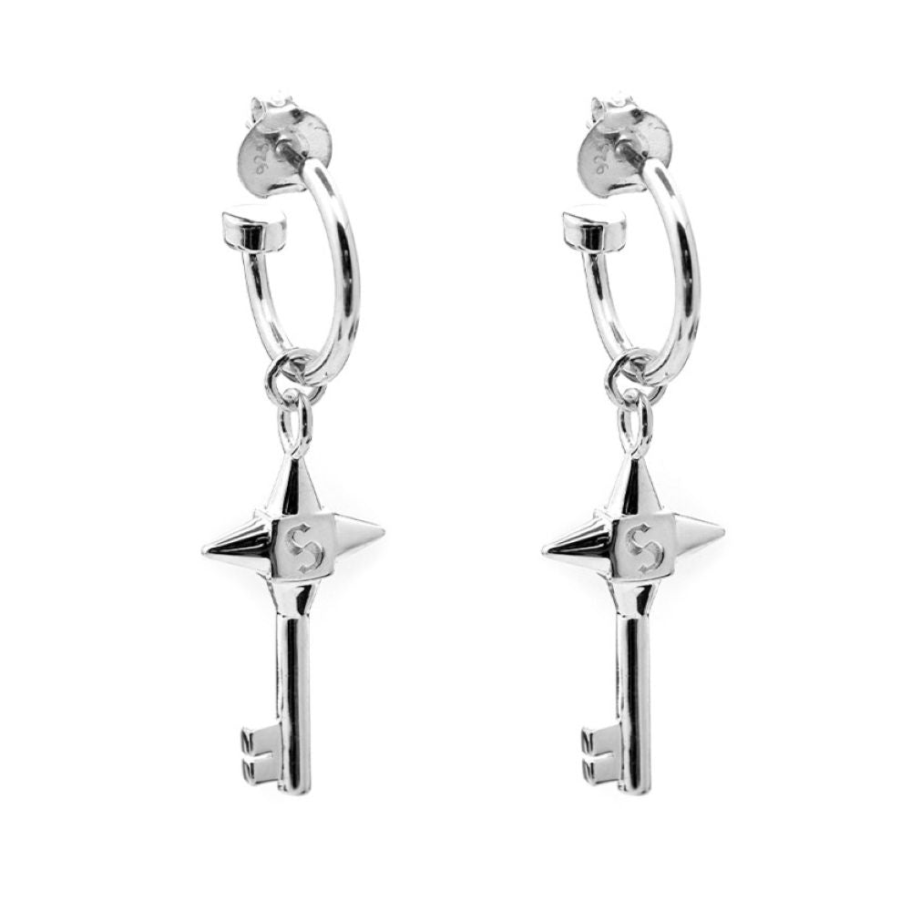 Stolen Girlfriends Club Love Key Anchor Earrings