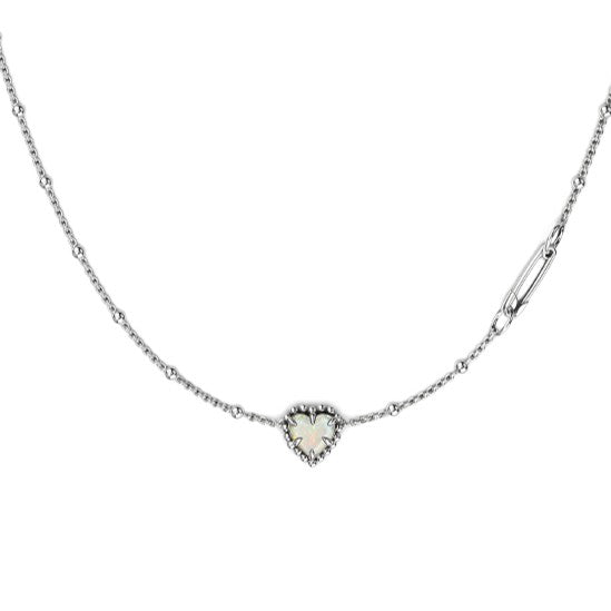 Stolen Girlfriends Club Dahlia's Heart Necklace Opal