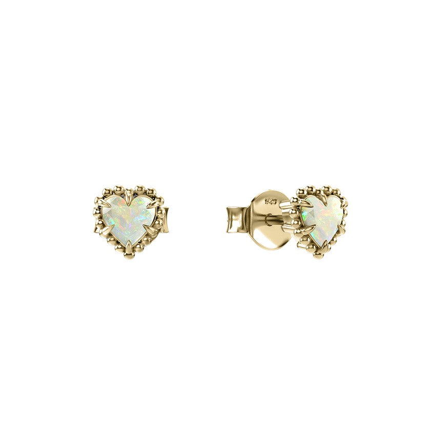 Stolen Girlfriends Club Dahlia's Heart Earrings