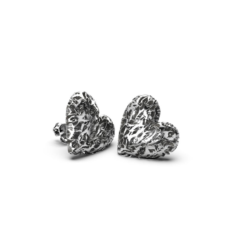 Stolen Girlfriends Club Death Metal Hearts Earrings