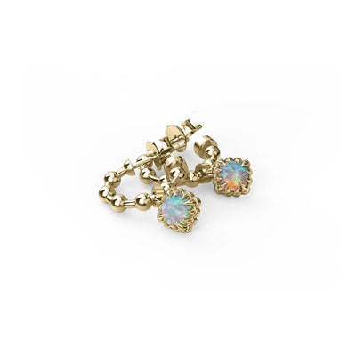 Stolen Girlfriends Club - Baby Claw Ball Chain Sleeper Earrings