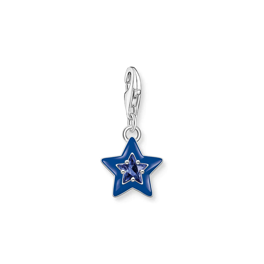 CHARMISTA 3D BLUE STAR CZ john-franich-jewellers-nz