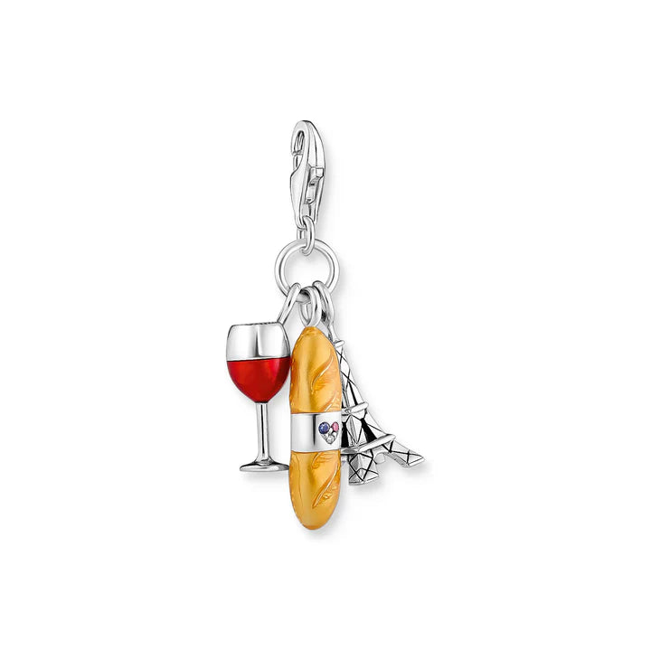 THOMAS SABO Charm Baguette Eiffel Tower Wine Glass